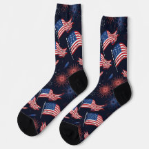 Chaussettes Patriotique Fireworks