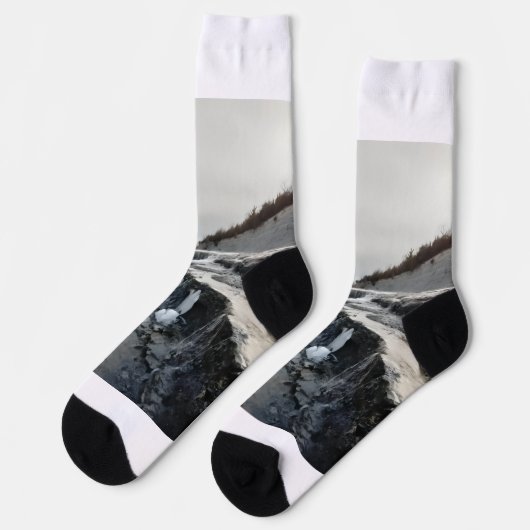 Chaussette Chaussettes Paysage (Gauche)