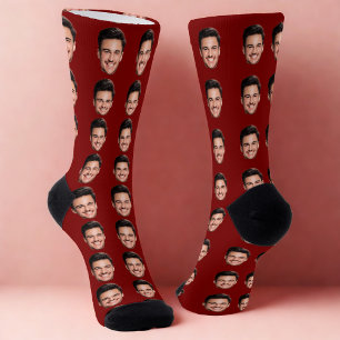 Chaussette Chaussettes personnalisées avec photo de visage, c