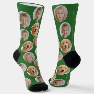 Chaussette Chaussettes personnalisées avec trois photos de vi
