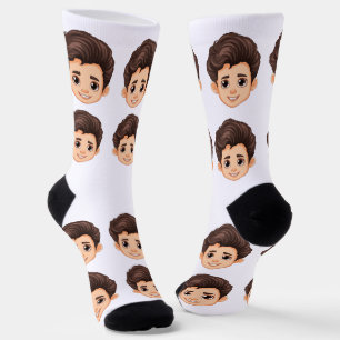 Chaussette Chaussettes personnalisées avec visage