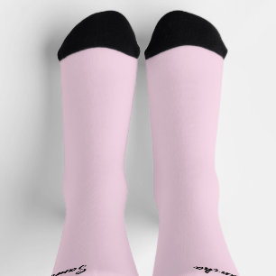 Chaussette Chaussettes personnalisées mignonnes roses