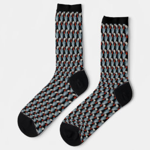 Chaussette Chaussettes Personnalisées pour Perroquet Gris Afr