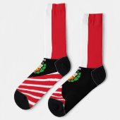 Chaussette Chaussettes péruviennes, couleurs du drapeau péruv (Gauche)
