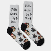 Chaussette Chaussettes photo de chien Motif sur mesure mignon (Droite)