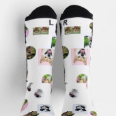 Chaussette Chaussettes photo personnalisées avec animaux de c (Haut)