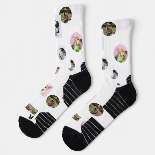 Chaussette Chaussettes photo personnalisées avec animaux de c (Gauche)