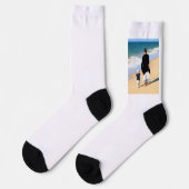 Chaussette Chaussettes photo personnalisées Conception de vos (Gauche)