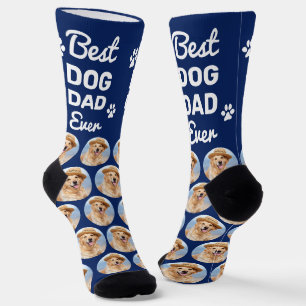 Chaussette Chaussettes Photo Personnalisées PÈRE CHIEN Drôle