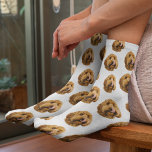 Chaussette Chaussettes photo personnalisées pour animaux<br><div class="desc">Améliorez votre jeu de chaussettes avec nos Chaussettes Photo pour animaux de compagnie personnalisées! Parfait pour les amoureux des animaux de compagnie qui veulent garder leurs amis en colère près même lorsqu'ils sont en déplacement. Ces chaussettes douillettes sont entièrement personnalisables avec une photo de votre animal de compagnie, ce qui...</div>