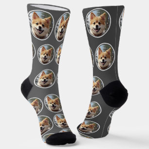 Chaussette Chaussettes photo personnalisées pour animaux de c