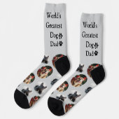 Chaussette Chaussettes photo pour chien Motif sur mesure mign (Gauche)