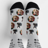 Chaussette Chaussettes photo pour chien Motif sur mesure mign (Haut)