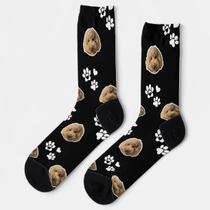 Chaussette chaussettes photo pour papa amateur de chien