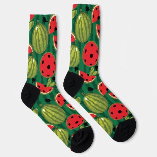 Chaussette 🍉 Chaussettes 🍉 pickleball de pastèque (Droite)