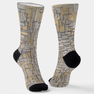 Chaussette Chaussettes Piet Mondrian Tableau n° 2 - Art Cubis