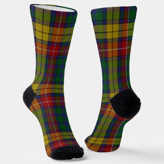 Chaussette Chaussettes Plaid Buchanan Tartan (Angulaire)