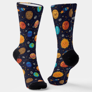Chaussette Chaussettes Planètes Joyeuses #2