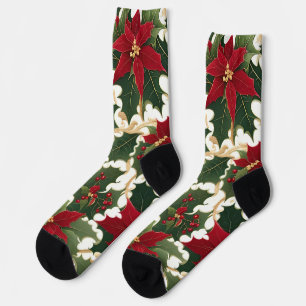 Chaussette chaussettes plantes de noël à gogo