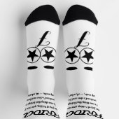 Chaussette Chaussettes poèmes du vendredi - tendance, drôle,  (Haut)