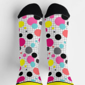 Chaussette Chaussettes pois Memphis (Haut)