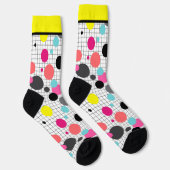 Chaussette Chaussettes pois Memphis (Droite)