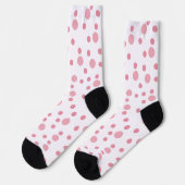 Chaussette Chaussettes pois roses (Gauche)