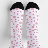 Chaussette Chaussettes pois roses (Haut)