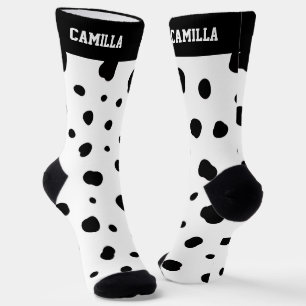 Chaussette Chaussettes pour amoureux de chiens à motif tachet