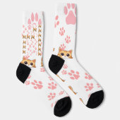 Chaussette Chaussettes pour chats et Empreintes de pattes, Ch (Droite)