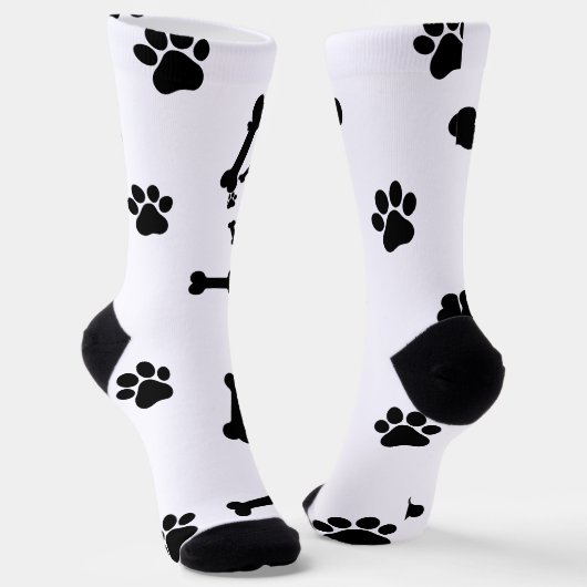 Chaussette Chaussettes pour chien customisé - Mettez votre ch (Angulaire)
