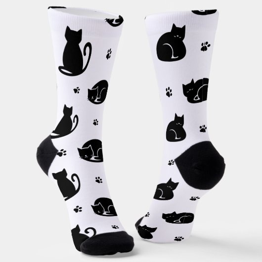 Chaussette Chaussettes pour équipage motif chats carrelés – D (Angulaire)