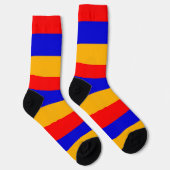 Chaussette Chaussettes pour femmes avec drapeau d'Arménie (Droite)