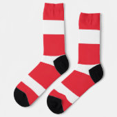 Chaussette Chaussettes pour femmes avec drapeau d'Autriche (Gauche)