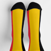 Chaussette Chaussettes pour femmes avec drapeau de Belgique (Haut)