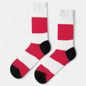 Chaussette Chaussettes pour femmes avec drapeau de Pologne (Gauche)
