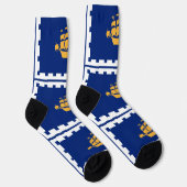 Chaussette Chaussettes pour femmes avec drapeau de Québec (Droite)