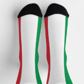 Chaussette Chaussettes pour femmes avec drapeau d'Italie (Haut)