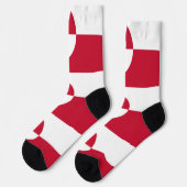 Chaussette Chaussettes pour femmes avec drapeau du Groenland (Gauche)