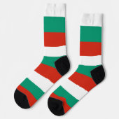 Chaussette Chaussettes pour femmes avec le drapeau de Bulgari (Gauche)
