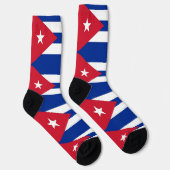 Chaussette Chaussettes pour femmes avec le drapeau de Cuba (Droite)