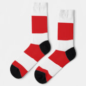 Chaussette Chaussettes pour femmes avec le drapeau de Czechia (Gauche)