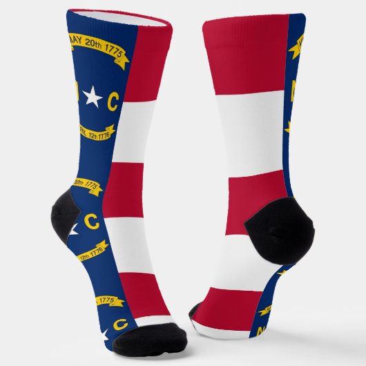 Chaussette Chaussettes pour femmes avec le drapeau de la Caro (Angulaire)