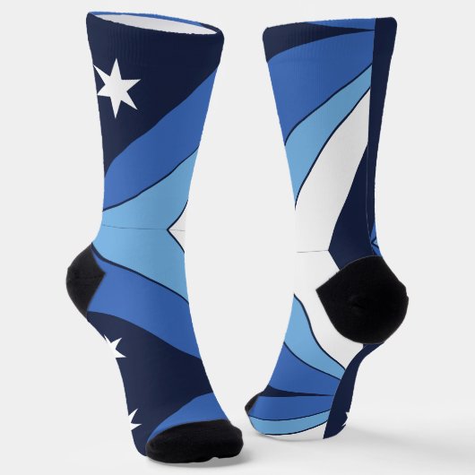 Chaussette Chaussettes pour femmes avec le drapeau de la Colo (Angulaire)