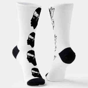 Chaussette Chaussettes pour femmes avec le drapeau de la Cors