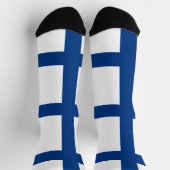 Chaussette Chaussettes pour femmes avec le drapeau de la Finl (Haut)