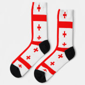 Chaussette Chaussettes pour femmes avec le drapeau de la Géor (Gauche)
