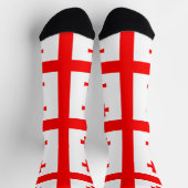 Chaussette Chaussettes pour femmes avec le drapeau de la Géor (Haut)