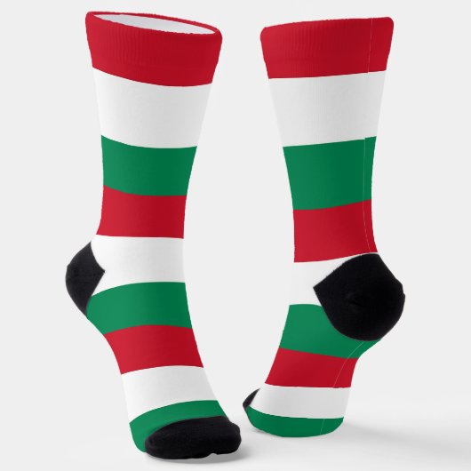 Chaussette Chaussettes pour femmes avec le drapeau de la Hong (Angulaire)