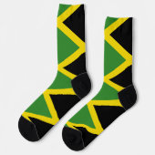 Chaussette Chaussettes pour femmes avec le drapeau de la Jama (Gauche)